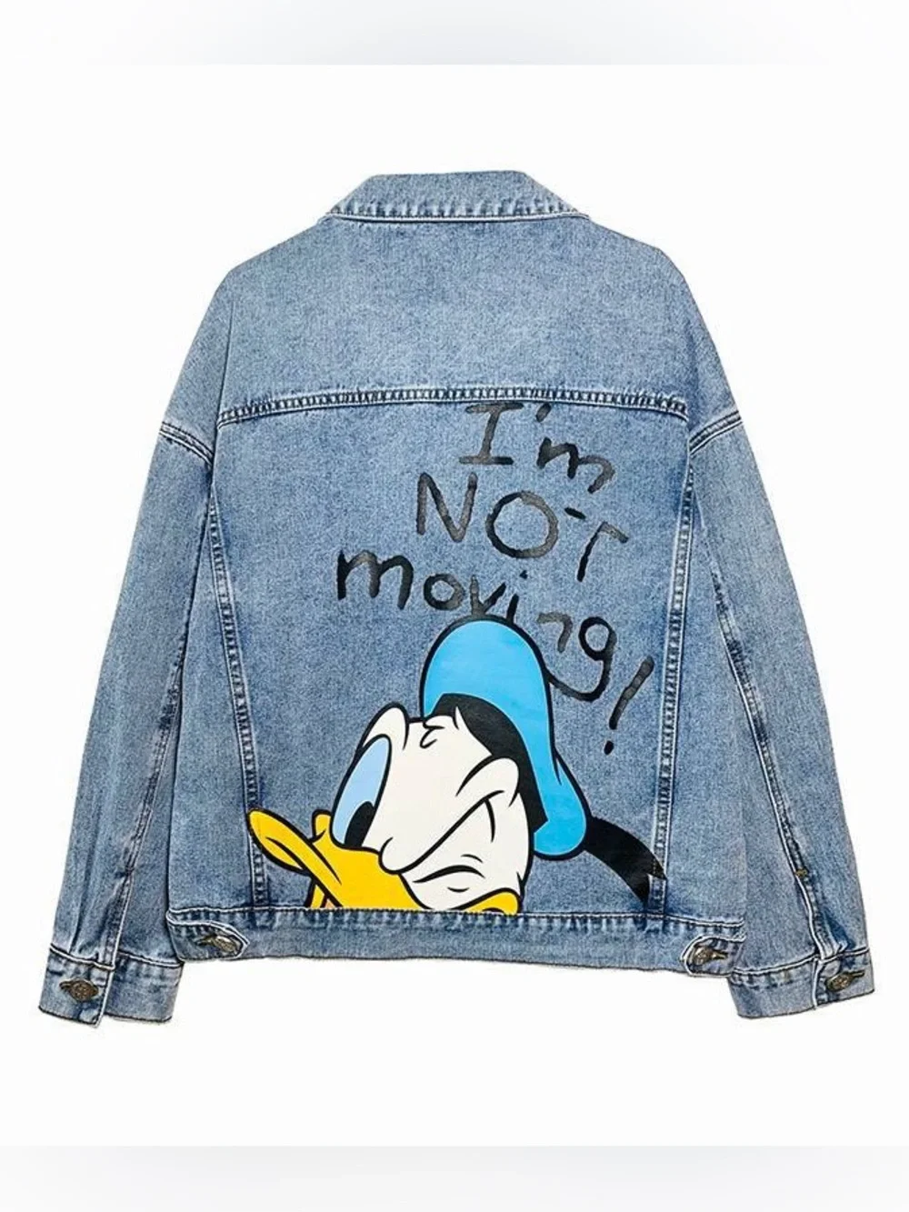 Graphic Donald Duck Denim Jacket - Picture 4 of 7